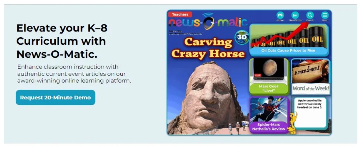 蓝思值新闻分级阅读神器：News-O-Matic